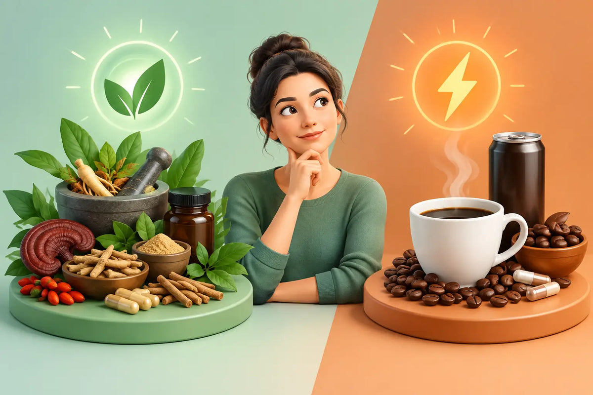 Adaptogens Versus Caffeine for Energy: Which Helps?