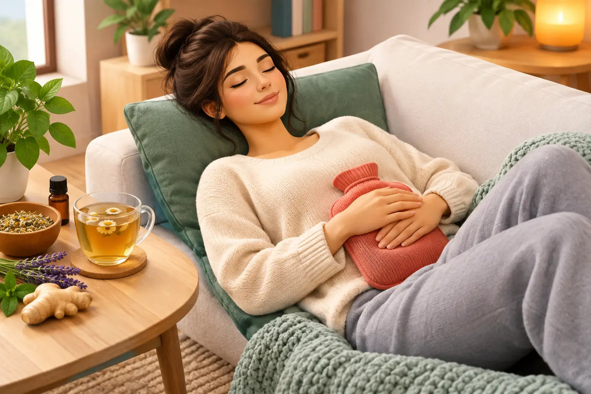 Natural Support for Monthly Cramps at Home