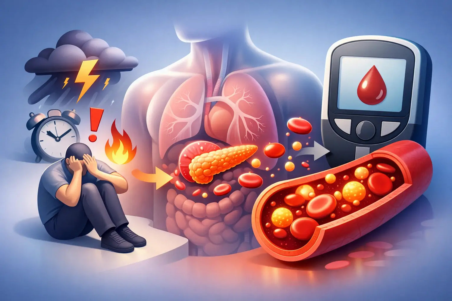 Can Stress Raise Blood Sugar? What Your Body Does