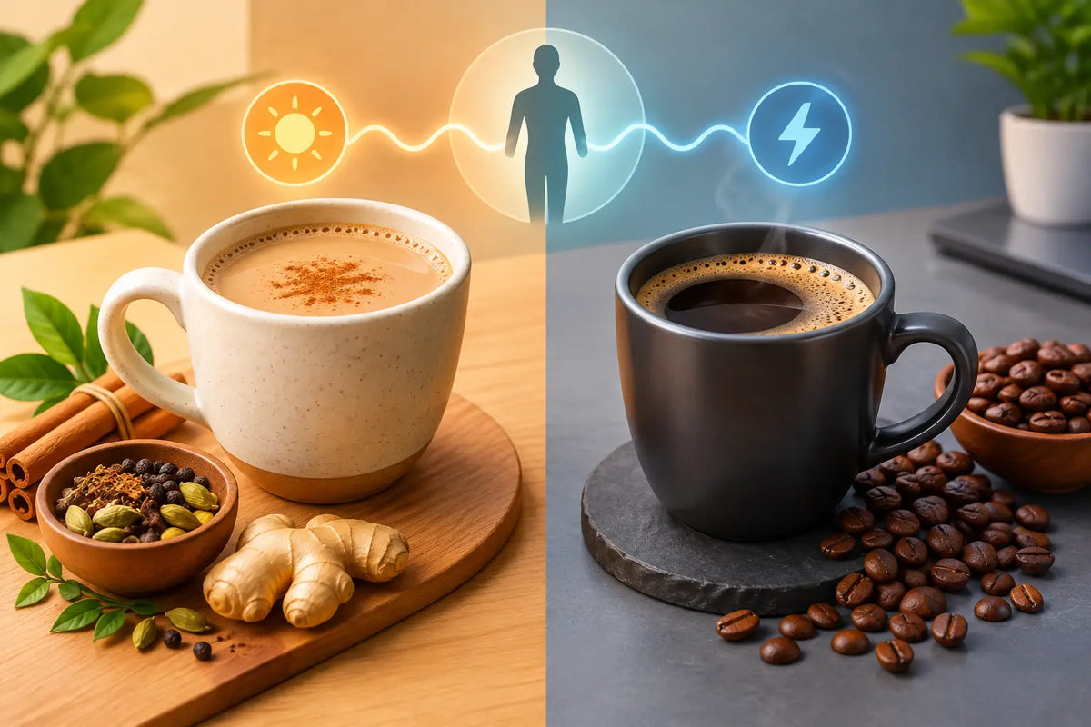 Herbal Chai Versus Coffee for Steadier Energy